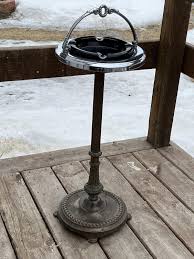 1950s Art Deco Floor Ashtray Stand, Cigar Room Decor ...