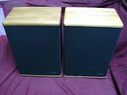 pair Advent Graduate Hardwood 18" Bookshelf Speakers WOOFERS NEED REFOAM | eBay