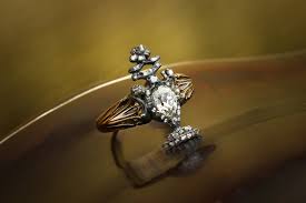 Antique Memento Mori Diamond Set Ring - FD Gallery