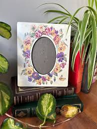Vintage Floral Photo Frame: 1990s 3D Flower Details - Etsy Canada