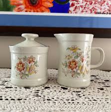 Vintage Nitto Creamer & Sugar Bowl Set: Japanese Stoneware ...