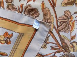 ROCHAS Paris Beautiful Scarf 100% Silk France Butterfly | eBay