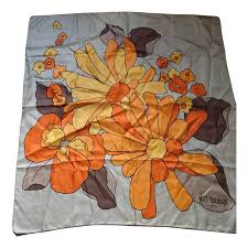 Balmain Floral Silk Scarf