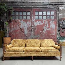 Mustard End of Chartreuse Velvet Sofa – Dandy