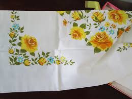 Lady Pepperell Sheet Set 2 Pillowcases 1 Sheet Yellow ROSE Romance Gorgeous NIB Standard Size Vintage 1950s Fine Muslin Made USA - Etsy