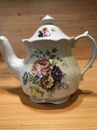 Antique PRICE KENSINGTON 4134 Flowers/Gold Trim Porcelaine ...