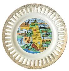 Vintage Florida Souvenir Plate | eBay