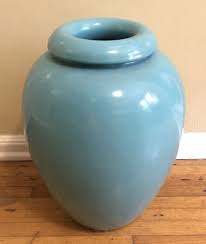 Vintage Turquoise Large Bauer Pottery Oil Jar, Unmarked (#2 ...