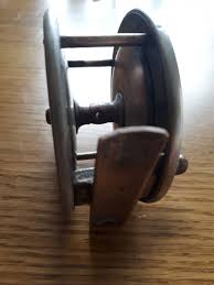 Vintage Brass Fly-fishing Reel: Ebonite Accents, Functional ...