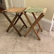 Vintage Camp Stool | eBay