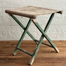 Antique Distressed Folding Bench Made of Wood and a Feed Sac, With It's Original Green Paint - Etsy Australia