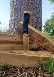 Solid Bronze Bushcraft Style Knife - Handmade in USA ...