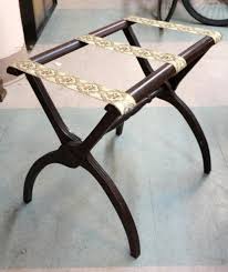 Sold at Auction: Vintage Oak Luggage Rack