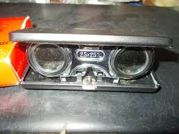 Vintage Deville Folding Opera Glasses 2.5X Binoculars Made ...