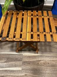 BLUE RIDGE STYLE FOLDING BEACH/CAMPER CHAIRS & TABLE SET ...