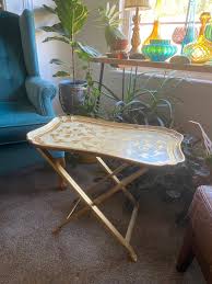 Vintage Gilt Italian Florentine Folding Tray Table | eBay