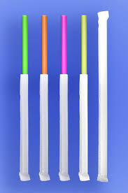 JUMBO STRAW 10.25" - PAPER WRAPPED - NEON - 4/500 ...