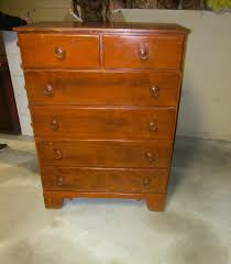 Vtg Ethan Allen Gentlemens Dresser, 6 Drawers, Med Brown Stained NO Shipping Pick up Only - Etsy