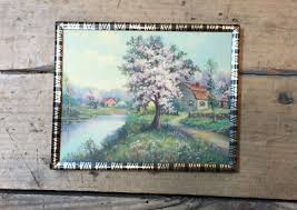 Lot Of 4 Small Vintage Framed Flower Prints 5” X 4” | eBay