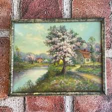 Vintage Picture of a Flowing Tree - Etsy