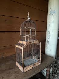 Bird Cage Vintage French Wood – Chateau Sonoma