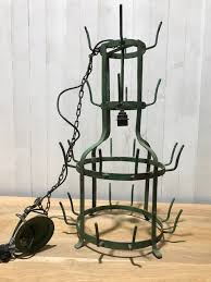 Vintage Bottle Drying Rack Light #4124 – Fossil Vintage ...