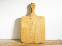 Vintage Big Cutting Board With Handle, Thick Chopping Wooden ...