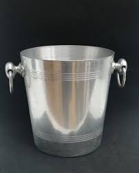 Vintage French Champagne Ice Bucket: Aluminum Bar Decor - Etsy Finland