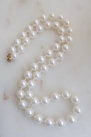 Vintage Pearl Bead Necklace - Etsy