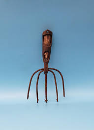 Spear for Eel or Fish - Iron Gig Fishing Spearing Tool - Etsy