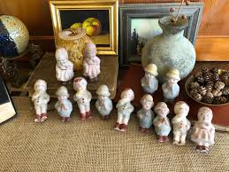 13 Antique Figurines and Knick Knack Figurine Statues Doll ...