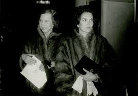 Princess Maria Pia of Savoy with her mother, Marie José of Belgium, last queen of Italy by Photographie originale / Original photograph: (1955) Photograph | photovintagefrance