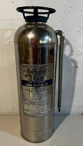 Vintage General Foam Stainless Steel Fire extinguisher | eBay