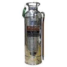 Kiddie - Antique Stainless Steele Extinguisher