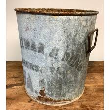 Rustic Vintage Oyster Pail From Virginia | Chairish
