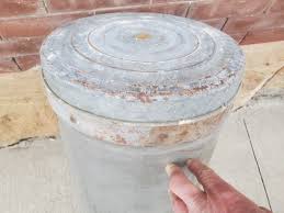 Canvas Insulated Round Galvanized Metal Cooler Potter's Ice ...