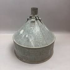 Vintage Galvanized Steel Funnel (10") – Main Street Estate Sales