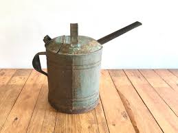 Vintage Zinc Water Carrier (1940s) - Outdoor and Indoor Rustic Decor - Etsy