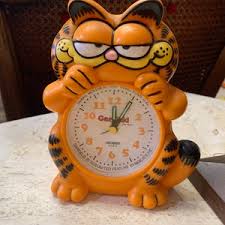 Vintage Garfield Alarm Clock - Etsy