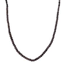 Buy Brazilian Smoky Quartz 40.00 ctw Beaded Necklace in ...