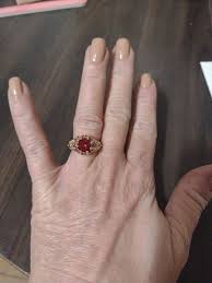 Ruby Red Ring | eBay