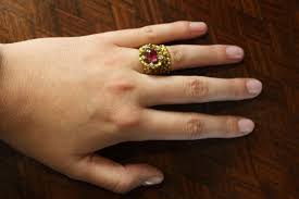 John Donald 18-Karat Yellow Gold and Diamond Brutalist Styled Wedding Ring Set at 1stDibs | princess margaret engagement ring, princess margaret wedding ring, princess margaret's engagement ring