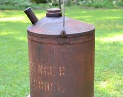 Vintage Passenger Alcohol Can Rustic Metal Oil Kerosene Can Spout Handle Man Cave Garage Decor Farmhouse Barn Find Panchosporch - Etsy UK