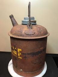 Antique Gas Can. Great size for vintage motorcycle layout | eBay UK