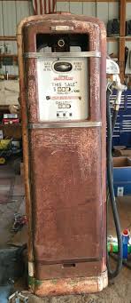 Vintage 1930's 1940's Gas Pump Mancave Decor Restoration ...