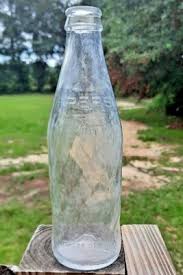 Vintage Pepsi-Cola 10 Oz Clear Glass Embossed Bottle 2 ...