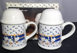 Vintage White Ceramic Salt & Pepper Shakers with Pekin Ducks ...