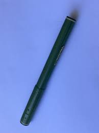 Vintage Warranted #14 Nib Fountain Pen Indestructible Green ...
