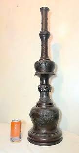 LARGE Antique Meiji Japanese handmade bronze dragon floor ...