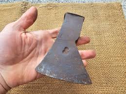 VINTAGE GERMAN RHEINLAND AXE HEAD BUSHCRAFT HATCHET FELLING ...